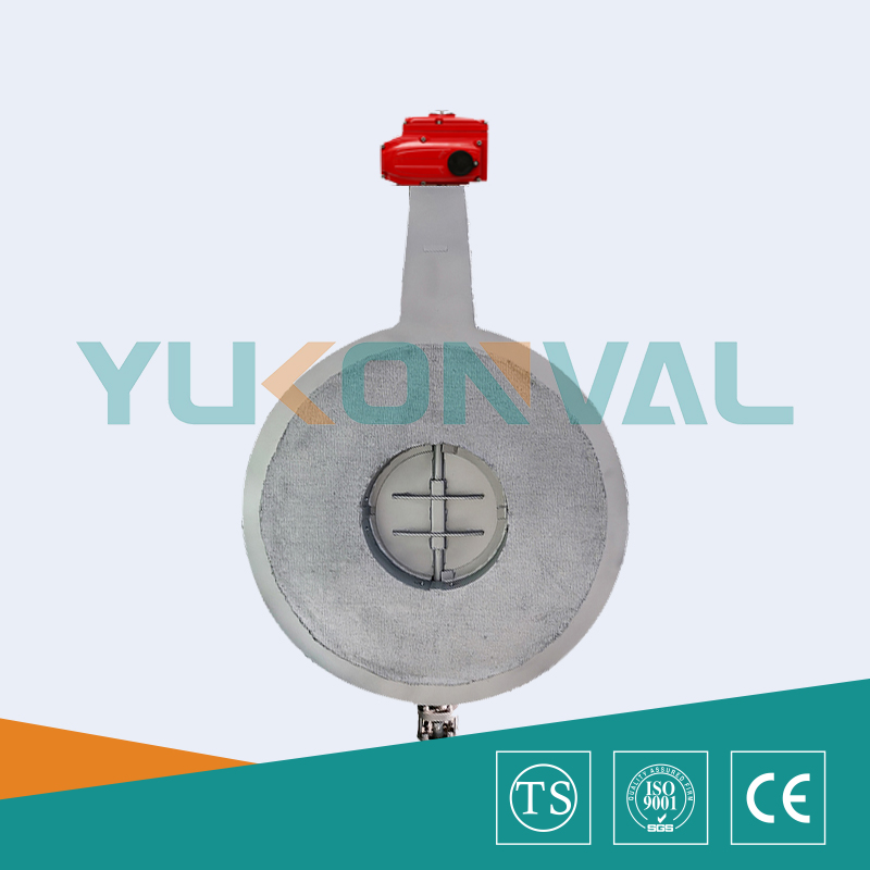 圓形電動高溫通風(fēng)蝶閥